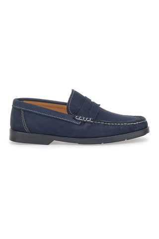 Blaue Loafer „Longford 104“.