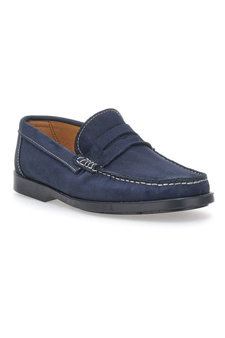 Blaue Loafer „Longford 104“.