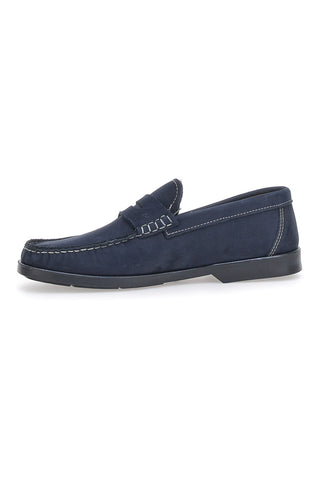 Blaue Loafer „Longford 104“.
