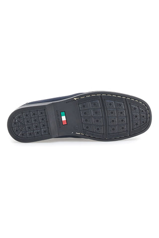 Blaue Loafer „Longford 104“.