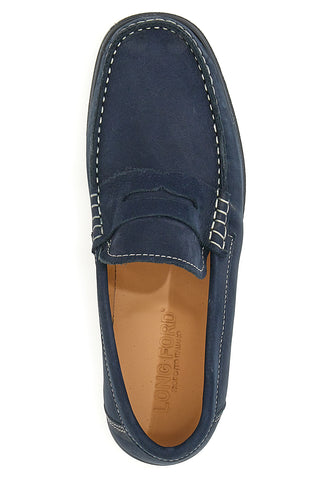 Blaue Loafer „Longford 104“.