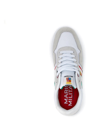 Weiße Turnschuhe „Marina Militare 490“.
