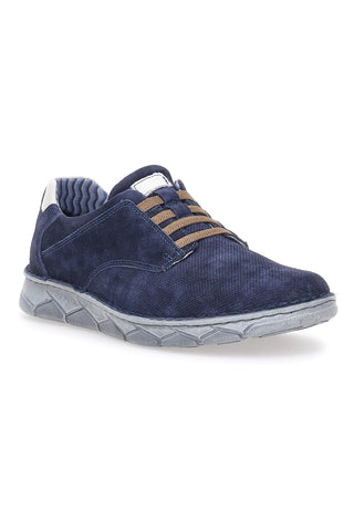 Pittarello Eco 8925 Blaue Sport-Schnürschuhe