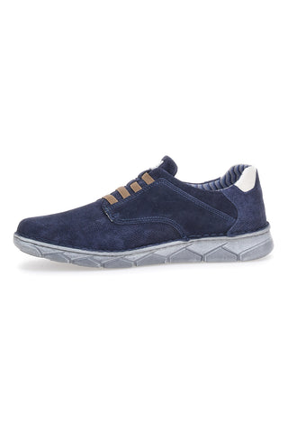 Pittarello Eco 8925 Blaue Sport-Schnürschuhe