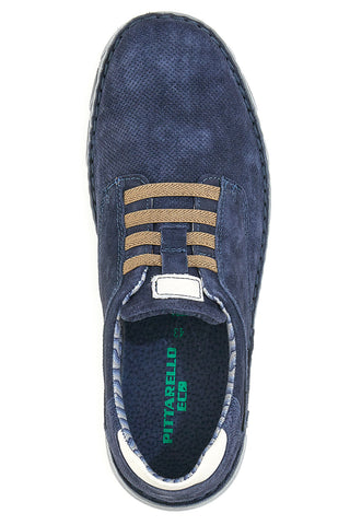 Pittarello Eco 8925 Blaue Sport-Schnürschuhe