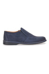 Marmaduke 1300 Mokassins aus blauem Leder