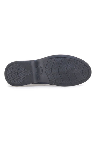 Marmaduke 1300 Mokassins aus blauem Leder