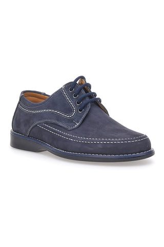 Marmaduke 150 Schnürschuhe aus blauem Leder