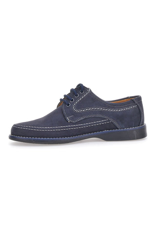 Marmaduke 150 Schnürschuhe aus blauem Leder