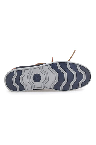 Pittarello 2115 Blauer Bootsmokassin