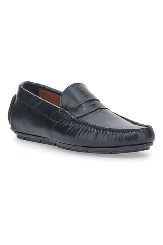 Longford 102 klassische Loafer Schwarz