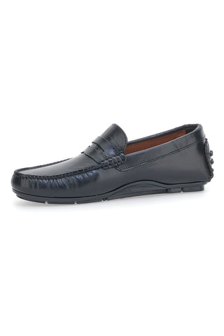 Longford 102 klassische Loafer Schwarz