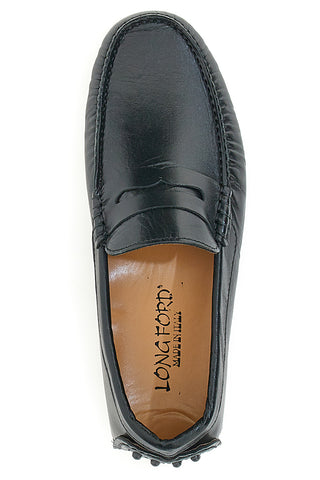 Longford 102 klassische Loafer Schwarz
