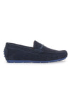 Longford 205 Blaue Loafer aus echtem Leder