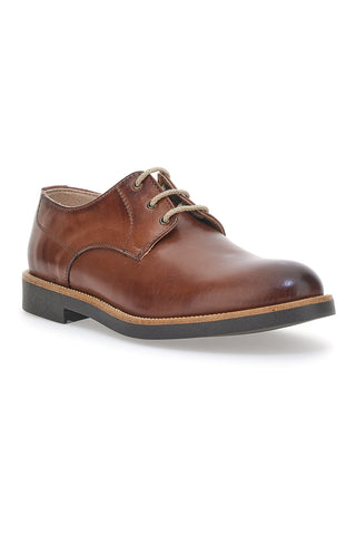Stringate in Vera Pelle Pittarello 5208 Legno