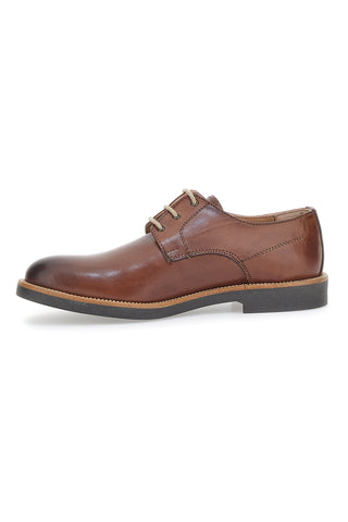 Stringate in Vera Pelle Pittarello 5208 Legno