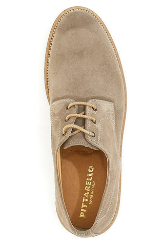 Schnürschuhe aus echtem Leder Pittarello 52081 Beige
