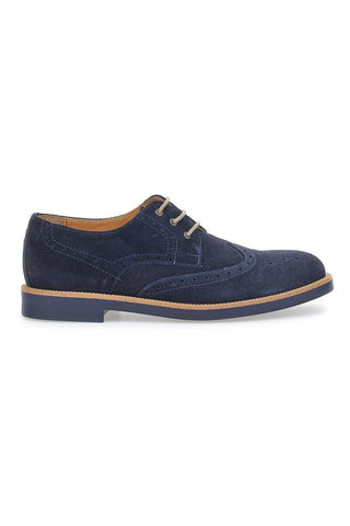 Schnürschuhe aus echtem Leder Pittarello 52031 Blau