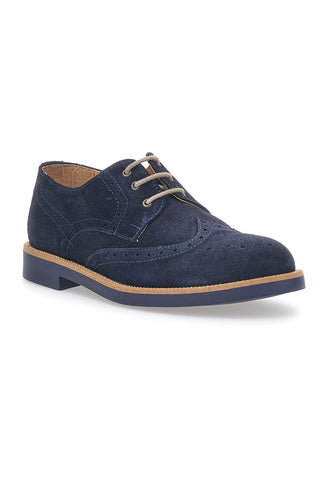 Schnürschuhe aus echtem Leder Pittarello 52031 Blau