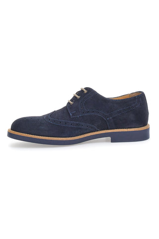Schnürschuhe aus echtem Leder Pittarello 52031 Blau