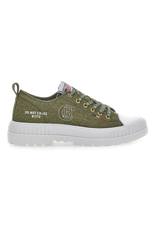 Sneakers in Tela Cotton Belt Dre Low CVS oliva