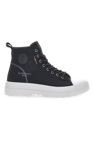 Sneakers Mid Cut Cotton Belt Dre Cvs Nere