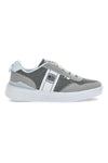 Baumwollgürtel-Sneaker Daryl in Grau