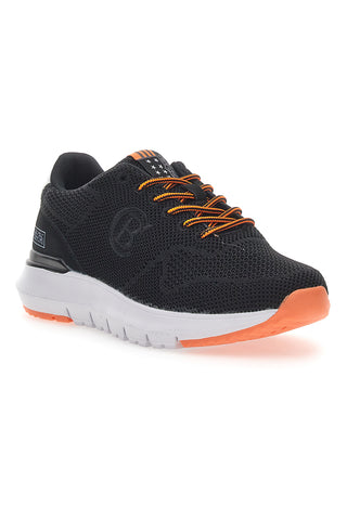 Sneakers Cotton Belt Lucas Nere e Arancio