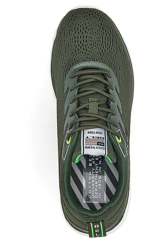 Sneakers „Ketch 2“ mit Baumwollgürtel in Grün