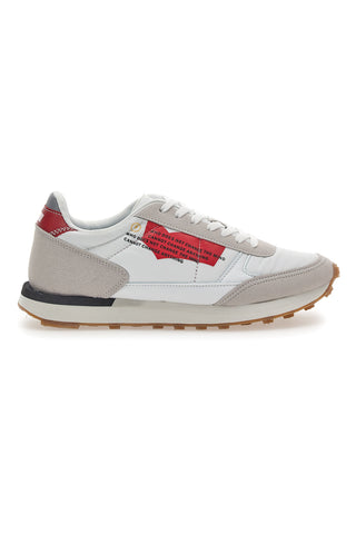 Gas Papete Mix 2 weiße und rote Turnschuhe