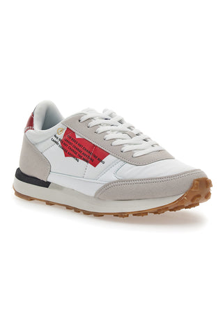 Gas Papete Mix 2 weiße und rote Turnschuhe