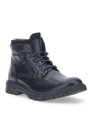 Johes Land 2302 Schwarze Stiefel