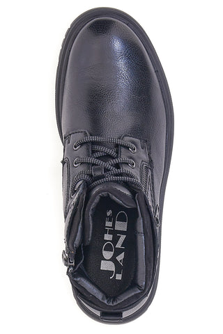 Johes Land 2302 Schwarze Stiefel