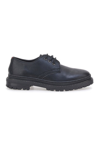 Johes Land 2311 Schwarze Schnürschuhe