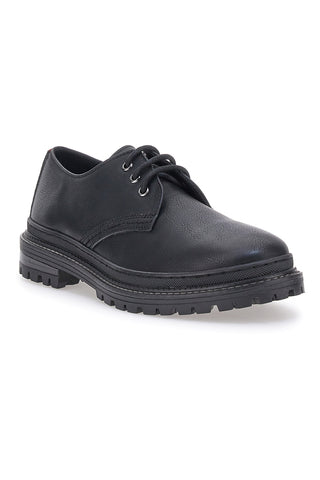 Scarpe Stringate Nere Johes Land 2311