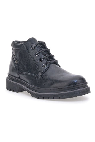 Scarpe Stringate Nere Johes Land 23031