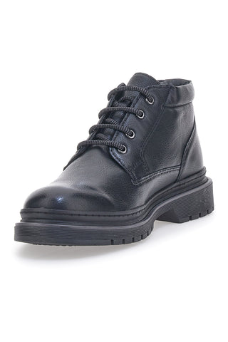 Scarpe Stringate Nere Johes Land 23031