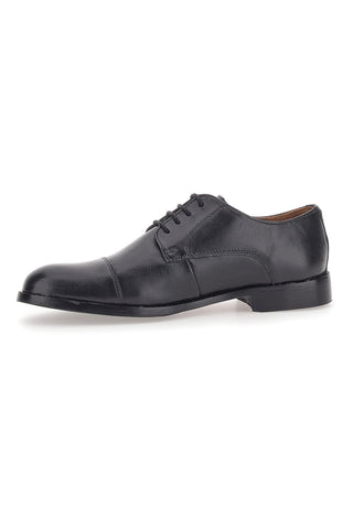 Scarpe Stringate Vera Pelle Nere Max Dillan 566
