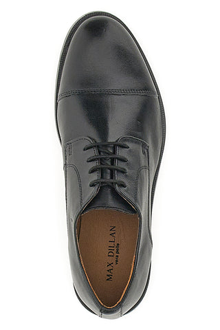 Scarpe Stringate Vera Pelle Nere Max Dillan 566