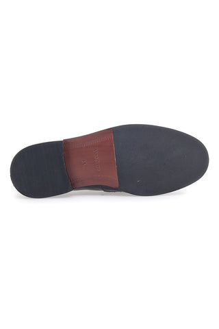 Scarpe Stringate in Vera Pelle Nera Max Dillan 562