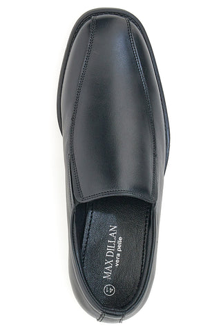 Mocassino Max Dillan 202 Nero Vera Pelle