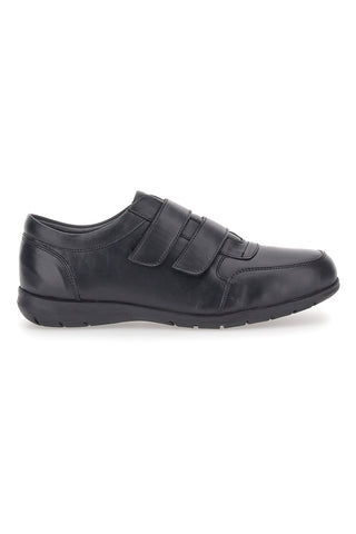 Schwarze Schnürschuhe aus echtem Leder Max Dillan 858