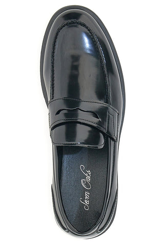 Elegante schwarze Slipper von Sevenoaks 180143