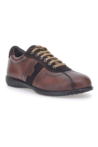 Scarpe Stringate Marroni Vera Pelle Pittarello 4736