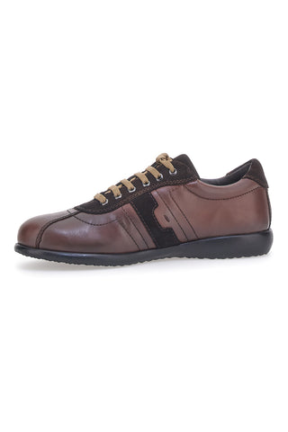 Scarpe Stringate Marroni Vera Pelle Pittarello 4736