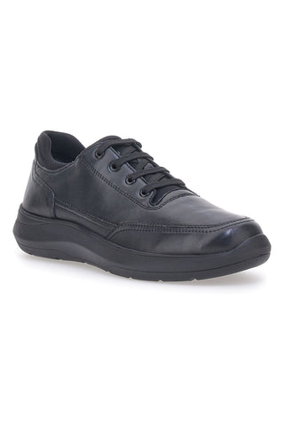 Scarpe Stringate Vera Pelle Nere Pittarello 5792