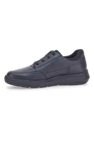 Scarpe Stringate Vera Pelle Nere Pittarello 5792