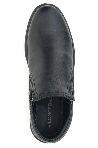 Longford 2165 Schnürschuhe aus schwarzem Echtleder