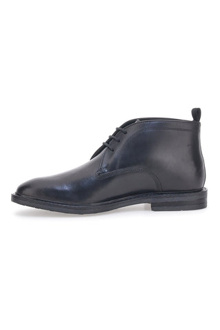Scarpe Stringate Alte Nere Max Dillan 007