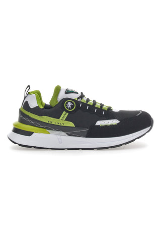 Sneakers Nere e Verdi Leone 127